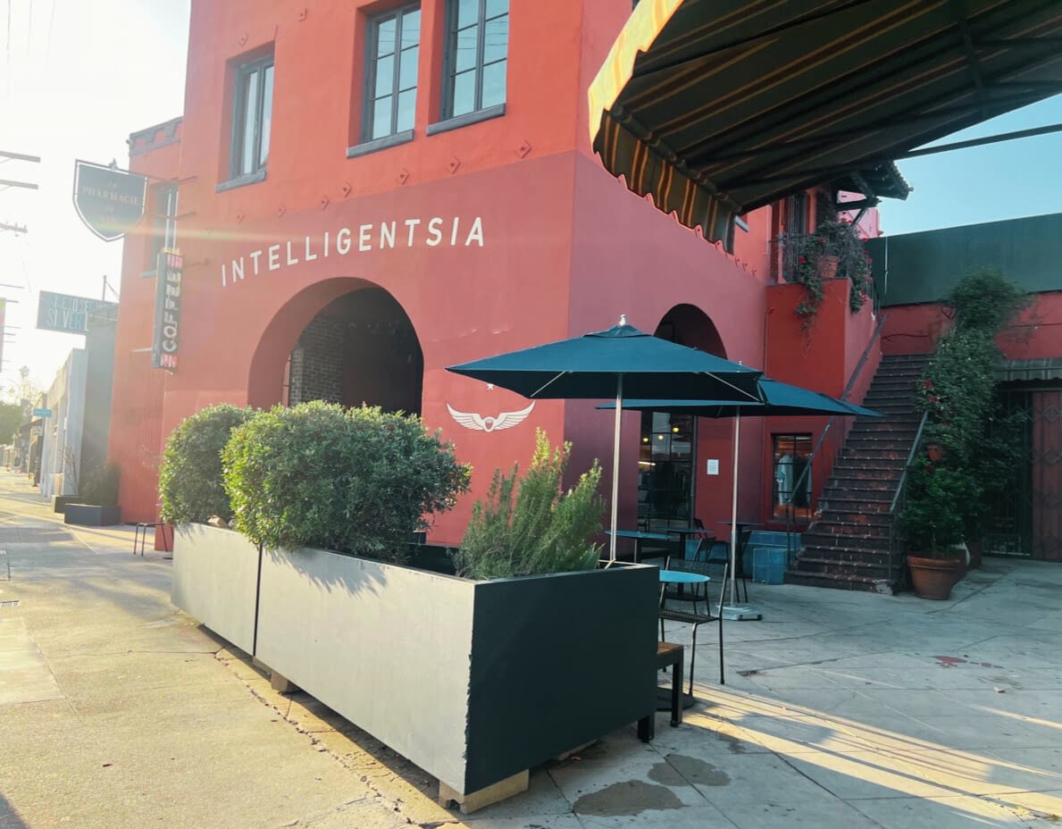 Intelligentsia Coffee on W Sunset Blvd. Silverlake Los Angeles, California