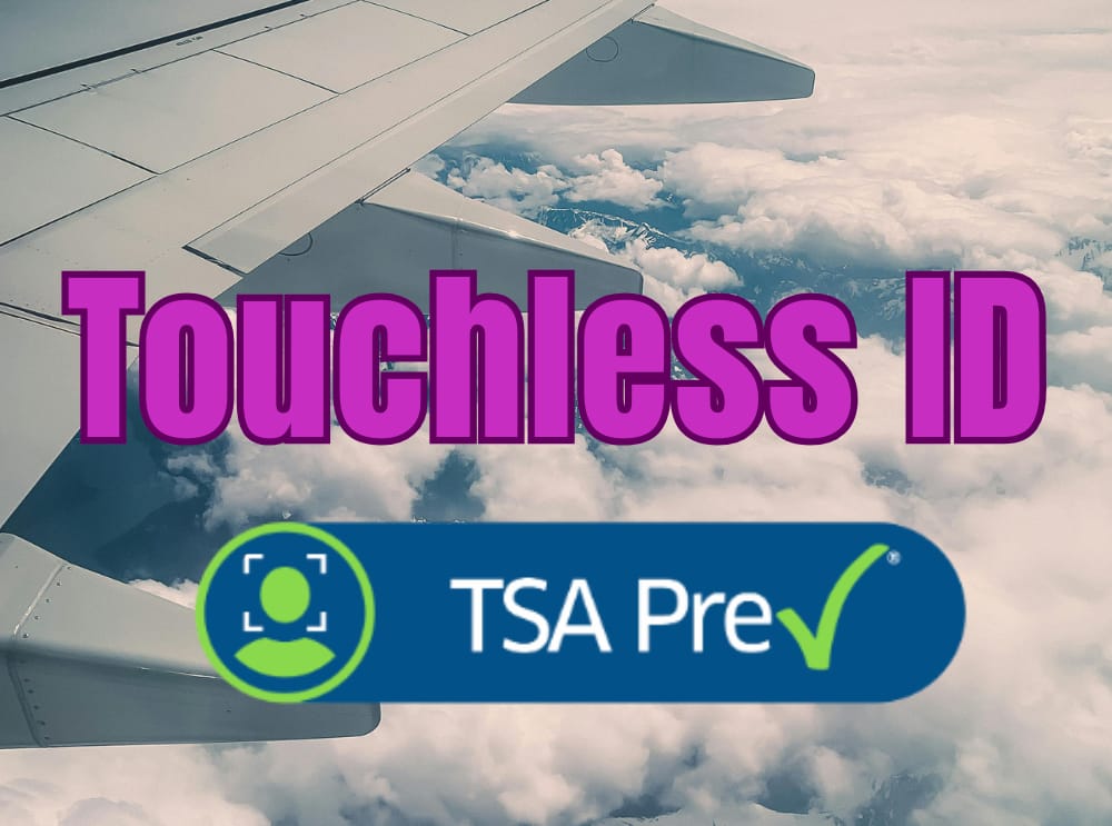 touchless ID TSA PreCheck against sky
