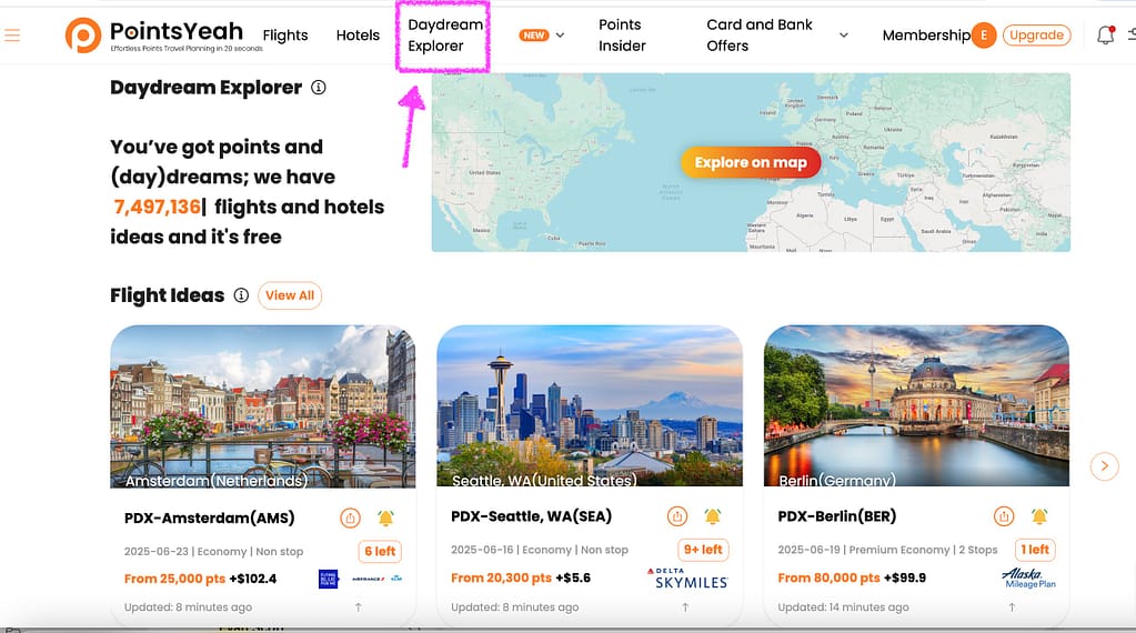 daydream explorer with arrow