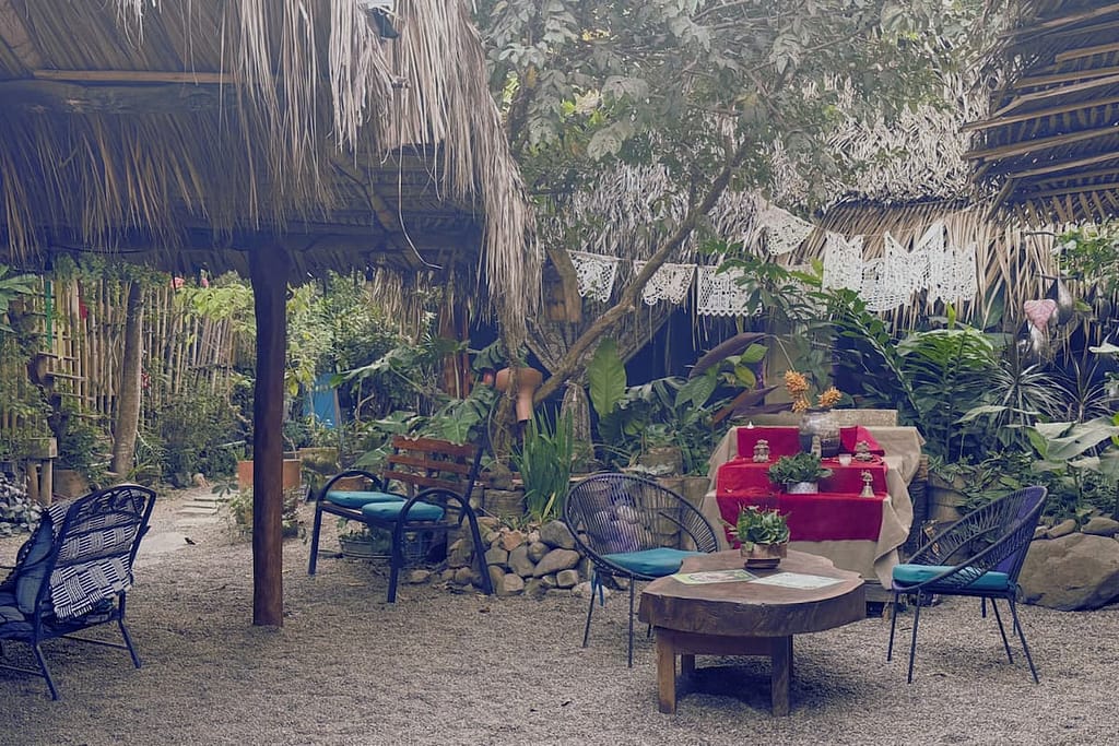 El Estar yoga sitting space in San Pancho