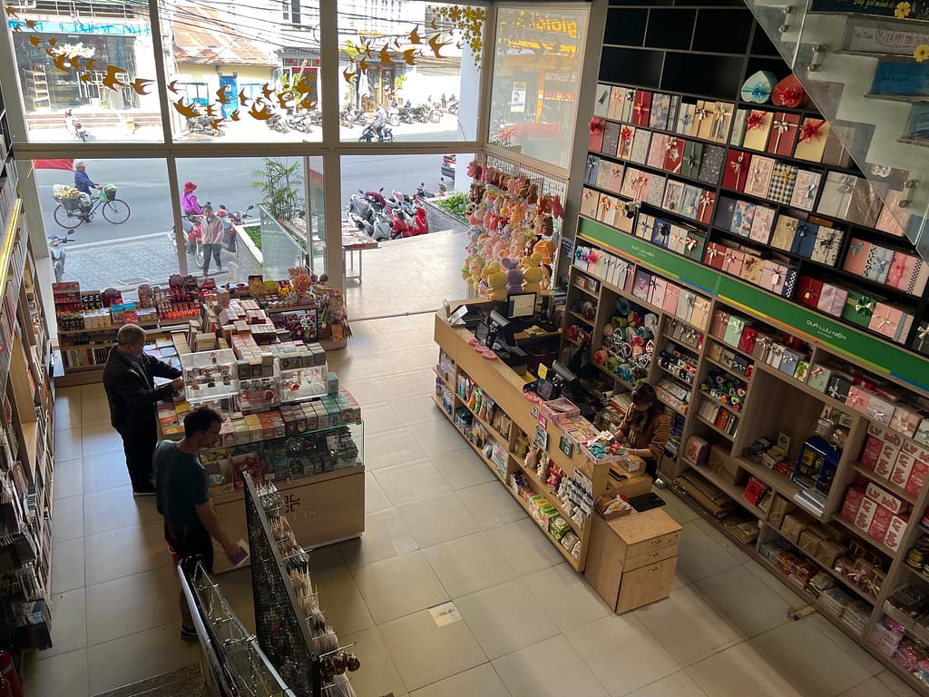 phuong nam bookstore and stationary da lat, vietnam