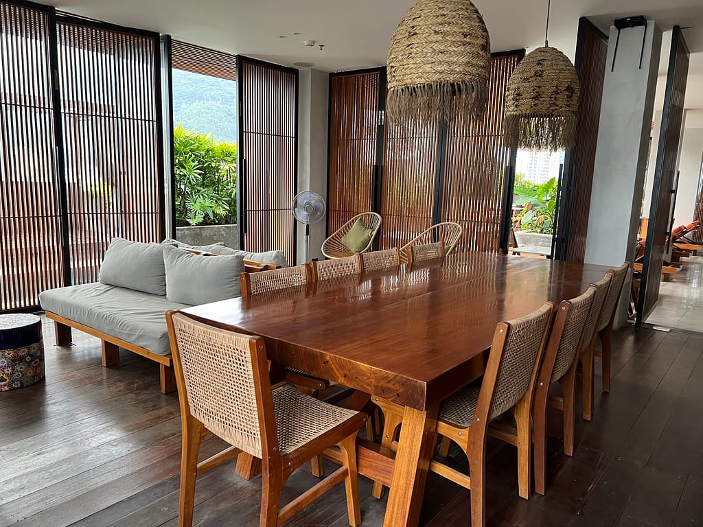 Top floor additional dining area