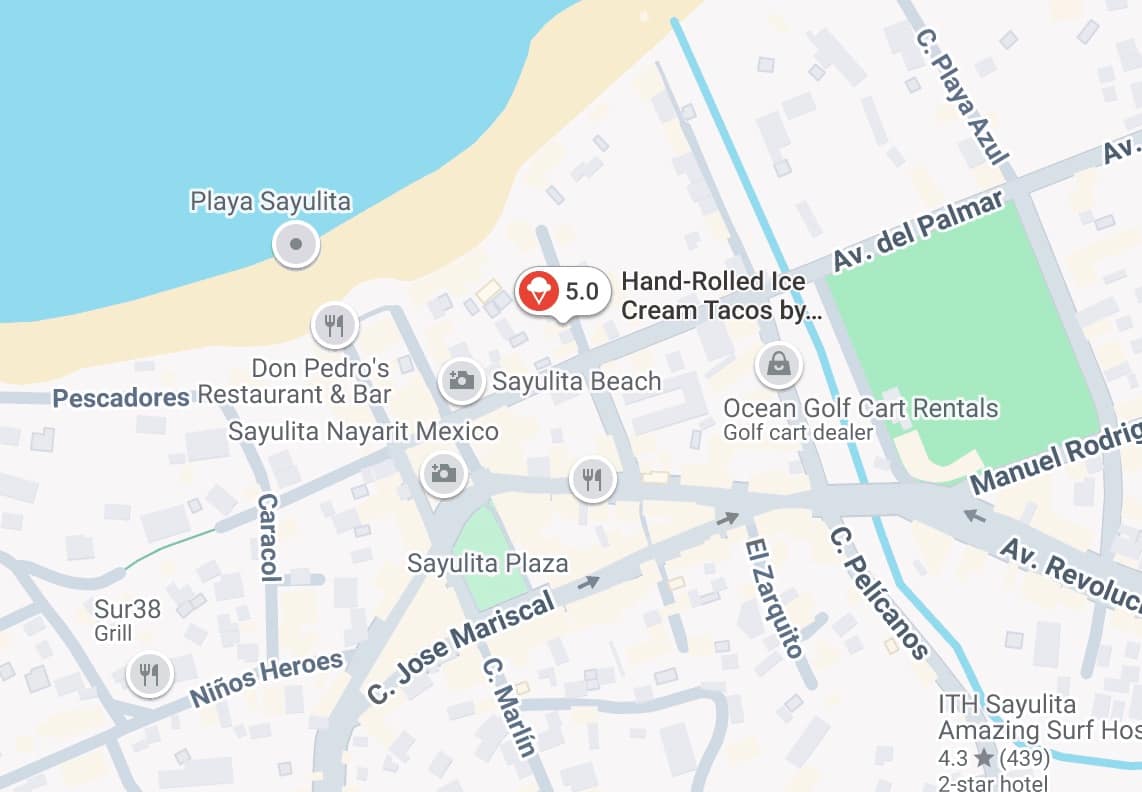 ROLLADOS HAND ROLLED ICE CREAM TACOS SAYULITA