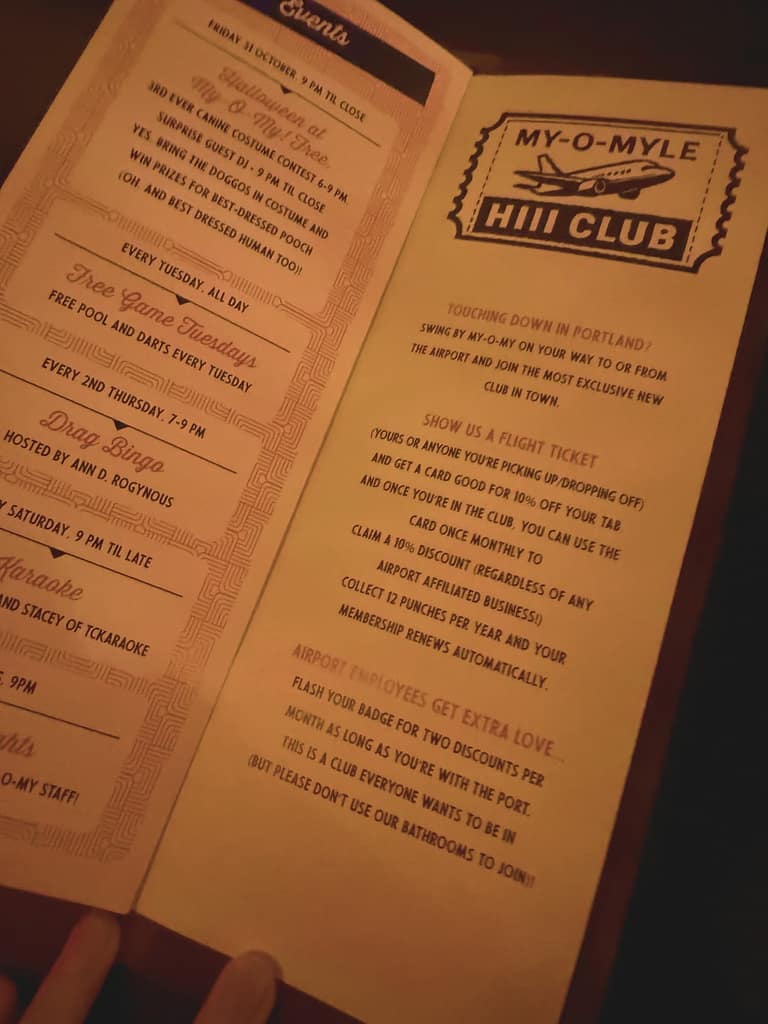 My oh my My-oh-My bar portland oregon portland best bar