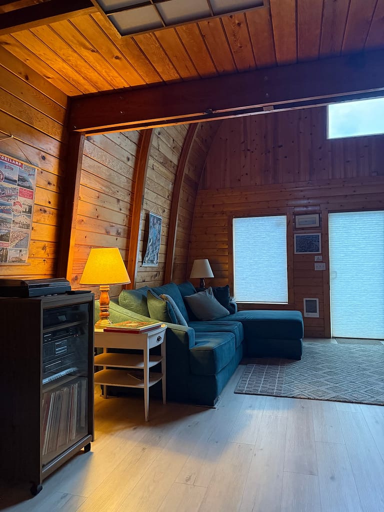 pet friendly airbnb manzanita oregon hallie hideaway living room
