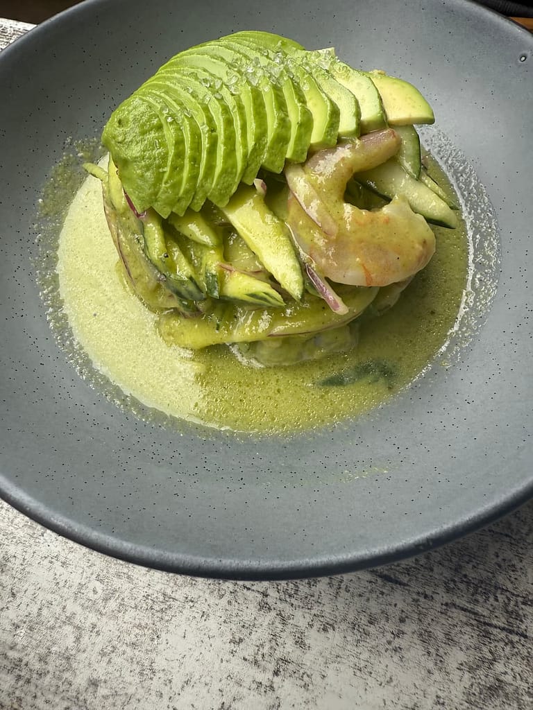 Aguachile at Barracuda San Pancho Nayarit Mexico