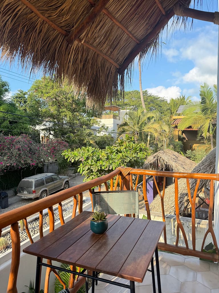 pal gallo room pal.mar hotel review san pancho boutique hotel nayarit mexico balcony