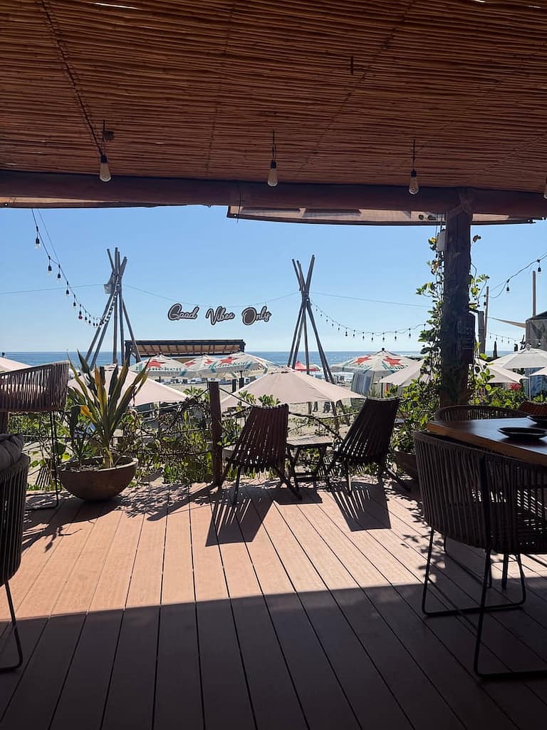 Ocean view from la tuna restaurant patio los cerritos el pescadero baja sur