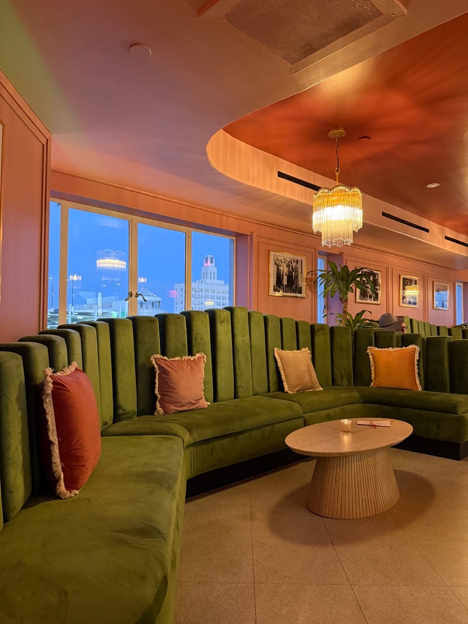 Velvet Rose Rooftop bar at The Eden hotel Santa Monica