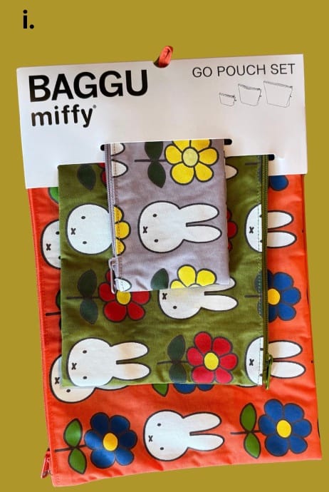 baggu go pouch set gift guide for travelers
